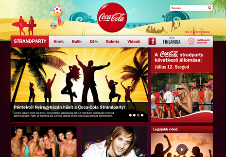 Coca-Cola design koncepció