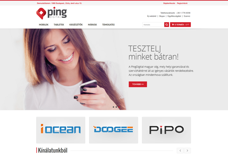 Pingdigital webshop