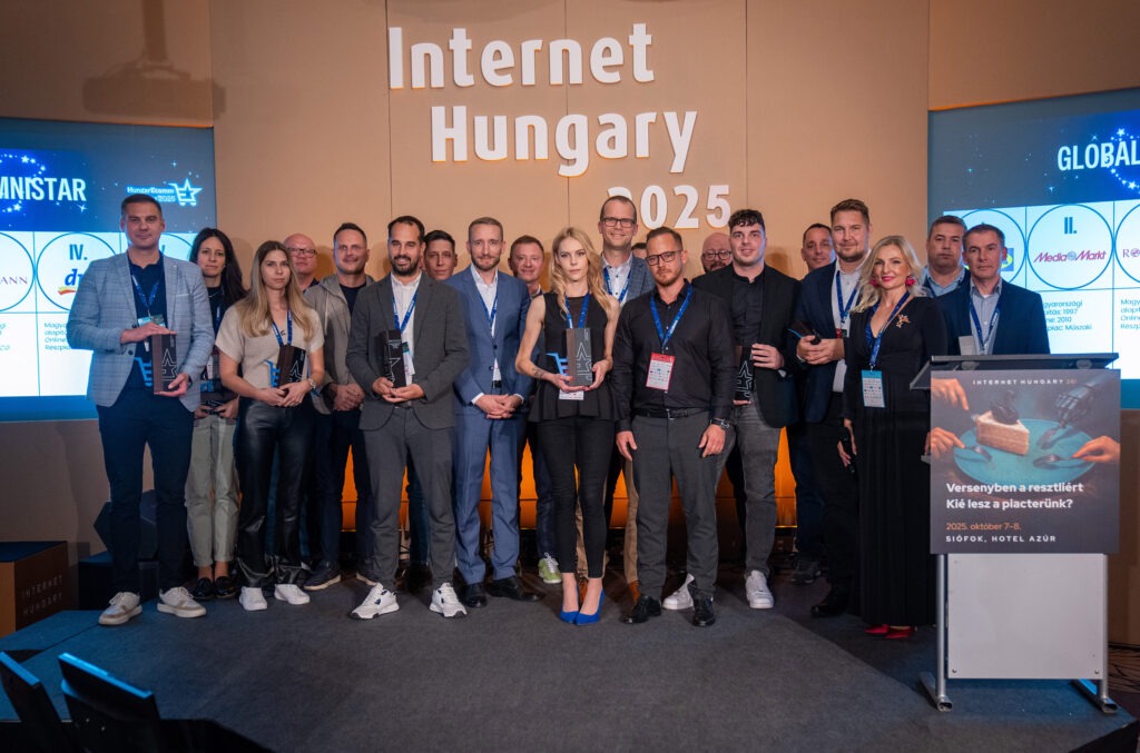 HungarEcomm Stars Internet Hungary díjátadó2025